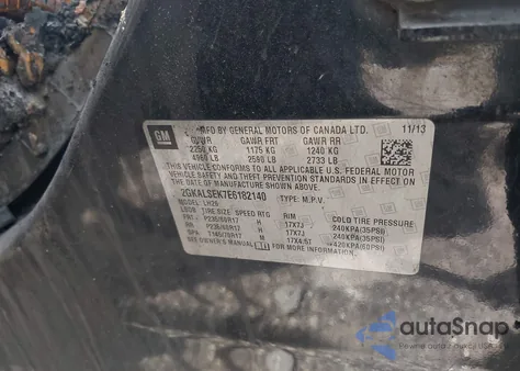 2014 GMC Terrain Slt-1 from USA, damaged, VIN 2GKALSEK7E6182140